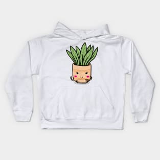 Cute adorable plant Kids Hoodie